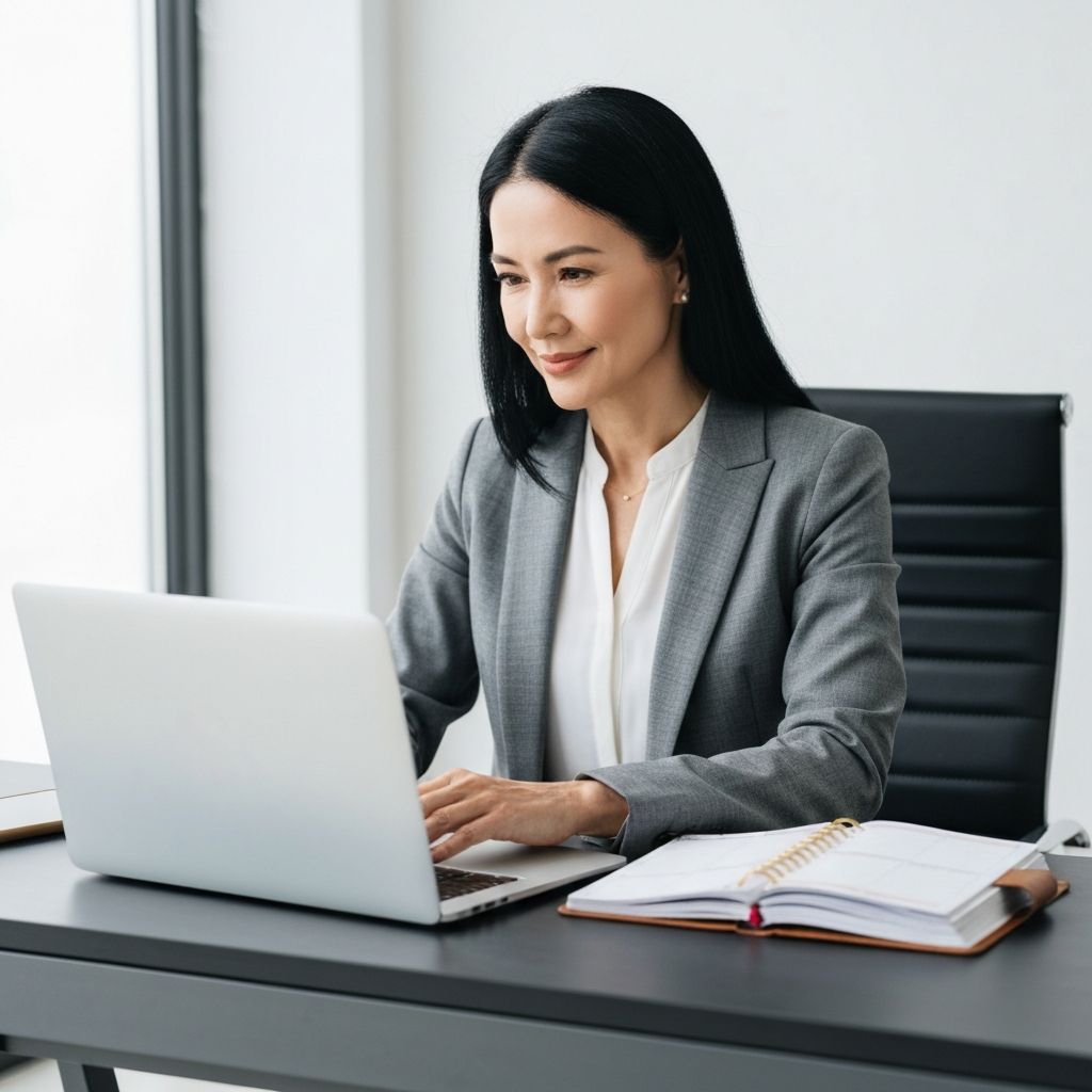 Person managing busy schedule