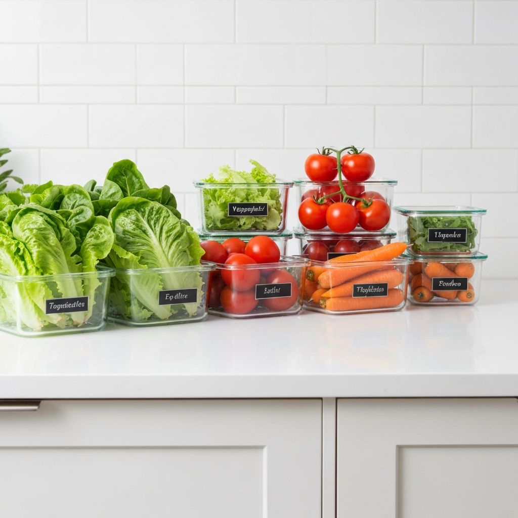 Organized meal preparation